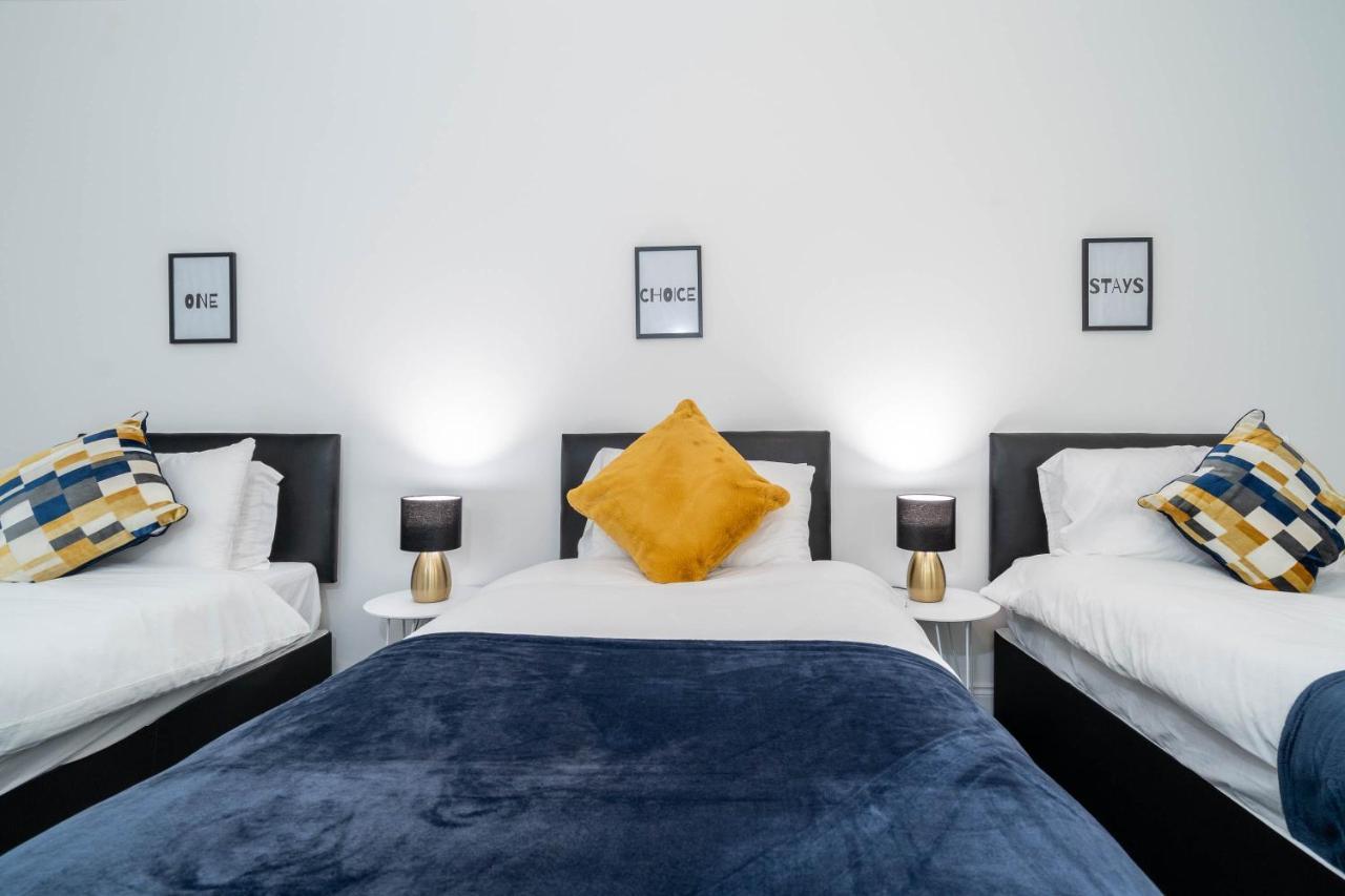 Three Bedroom Apartment- One Choice Stays Serviced Accommodation- Jewellery Quarter Birmingham Buitenkant foto