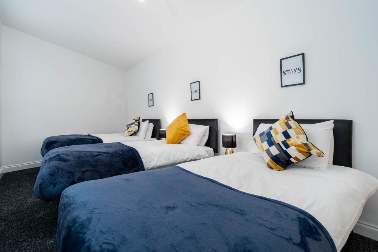 Three Bedroom Apartment- One Choice Stays Serviced Accommodation- Jewellery Quarter Birmingham Buitenkant foto